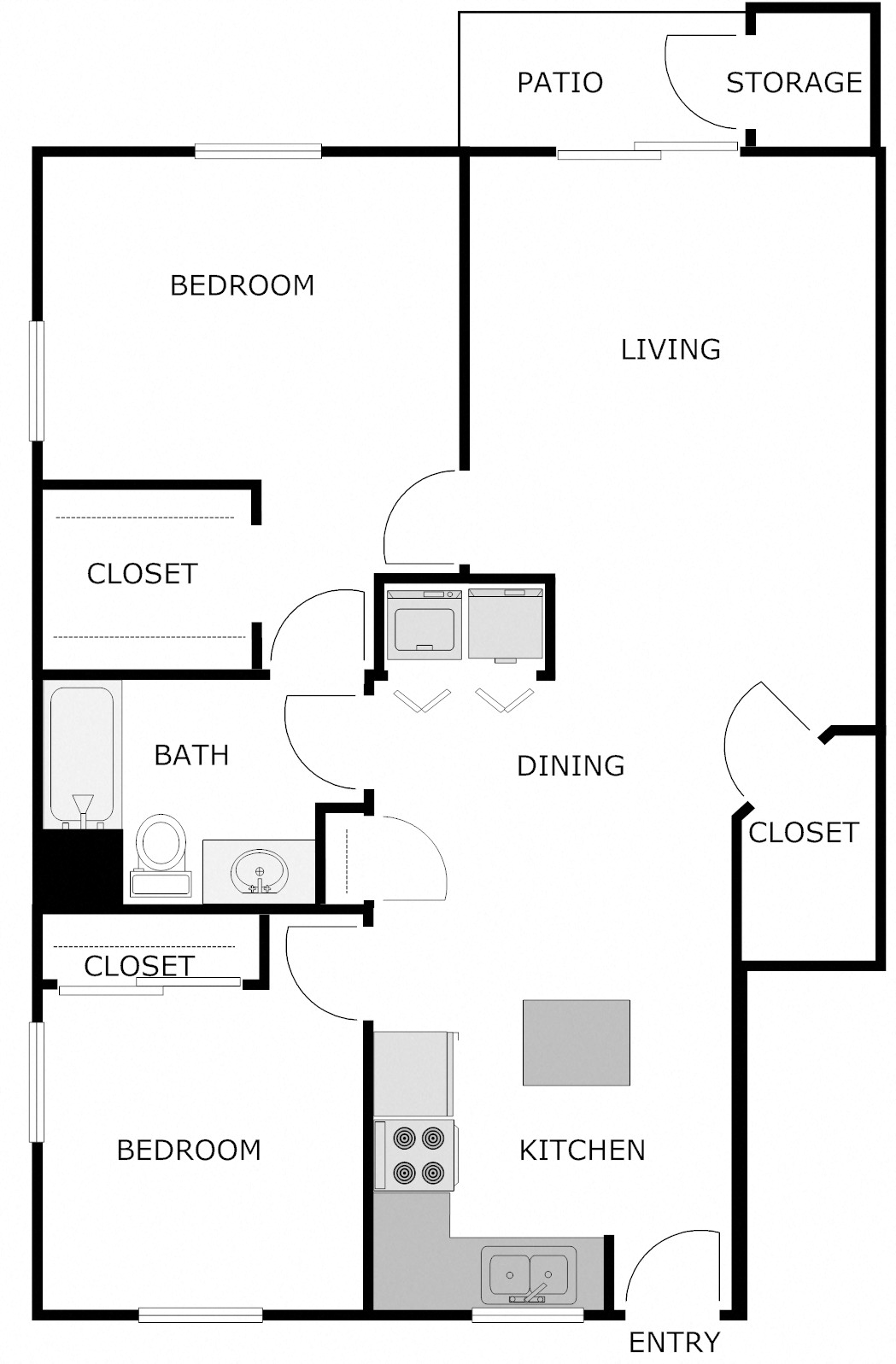 2 Bedroom Lower