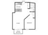 1 Bedroom 1 Bathroom (with Balcony) - Lake View