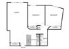 2 Bedroom 1 Bathroom - Wood View