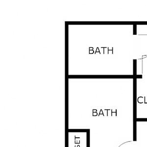 2 BED 2 BATH UPPER - DETACHED GARAGE