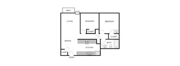 2 Bed 1 Bath