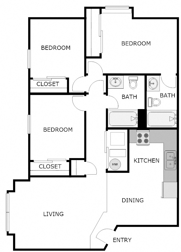 3 Bedroom 2 Bathroom