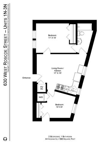 628-34 W. Roscoe 1-2 Beds Apartment for Rent - Photo Gallery 22