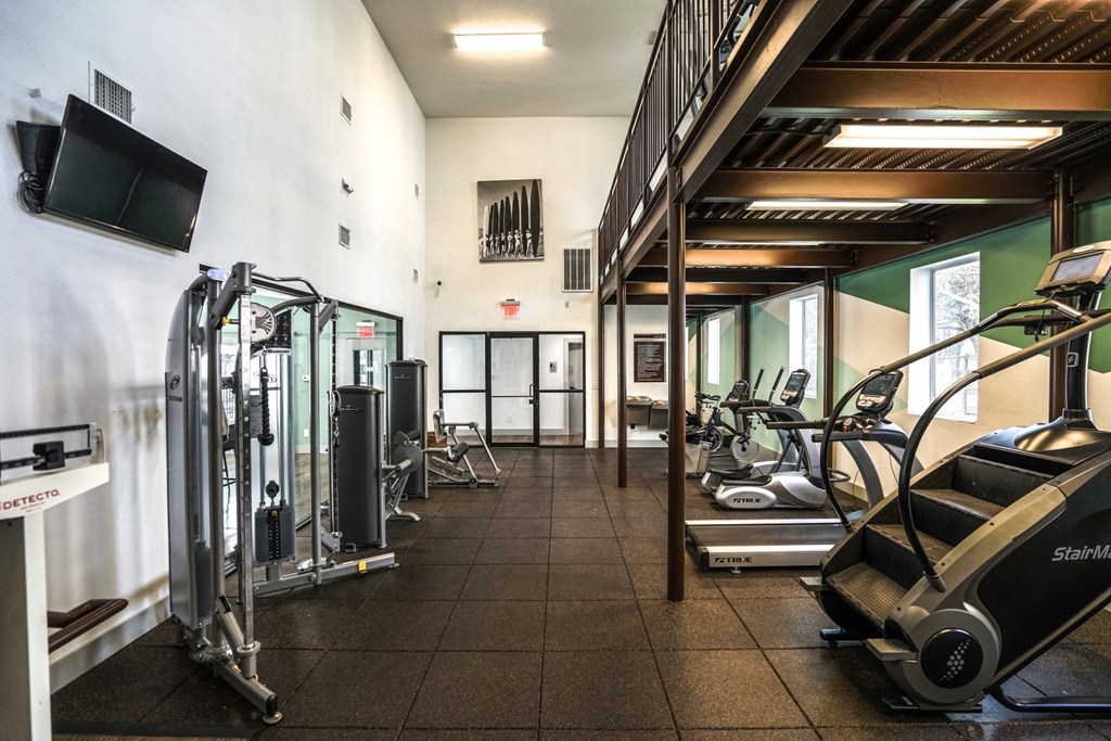 athletic center in apartments near the domain