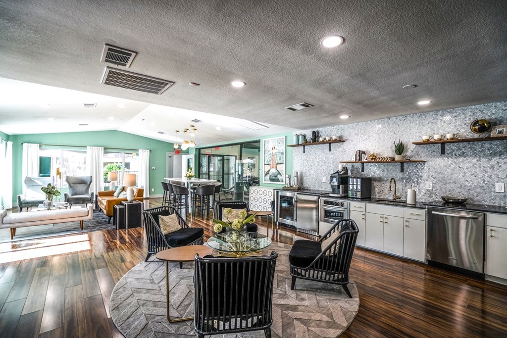 community lounge in north austin apartments