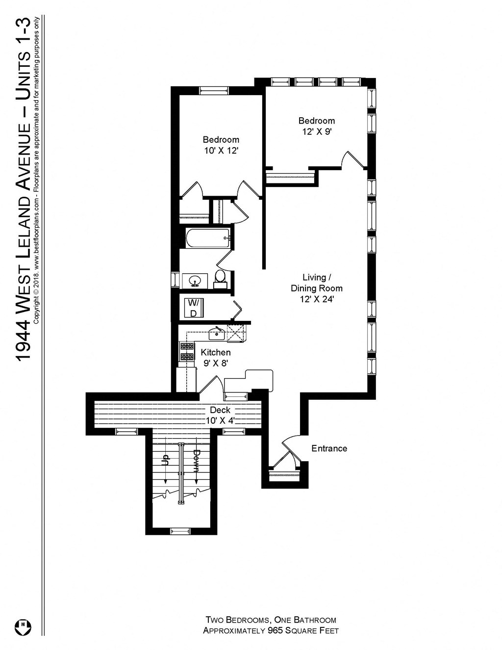 floor plan of the upper level of the residence