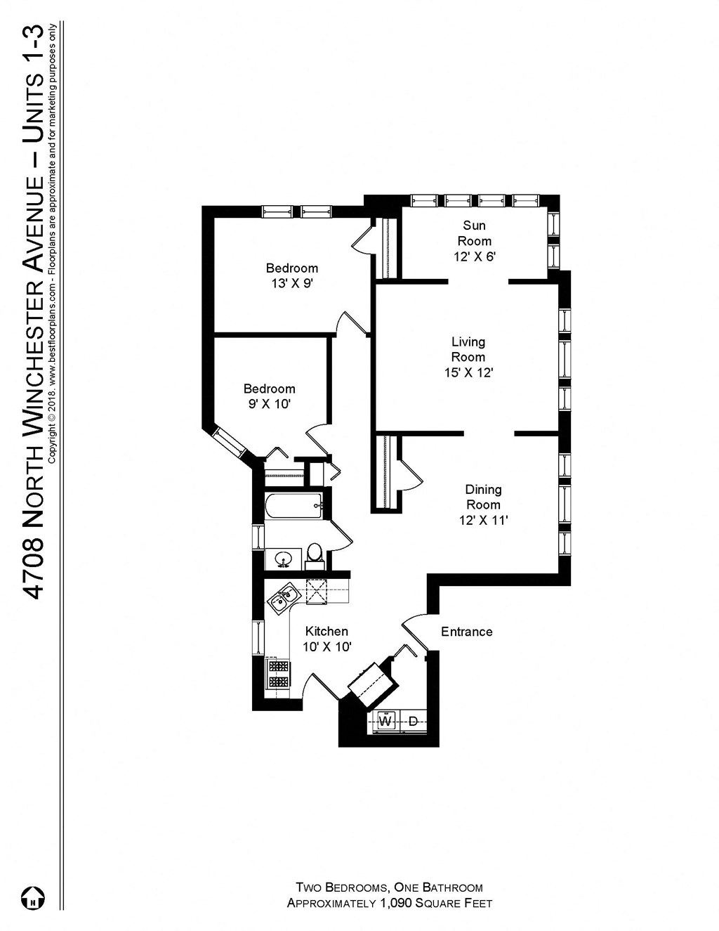 a floor plan of a house with a bedroom and a living room