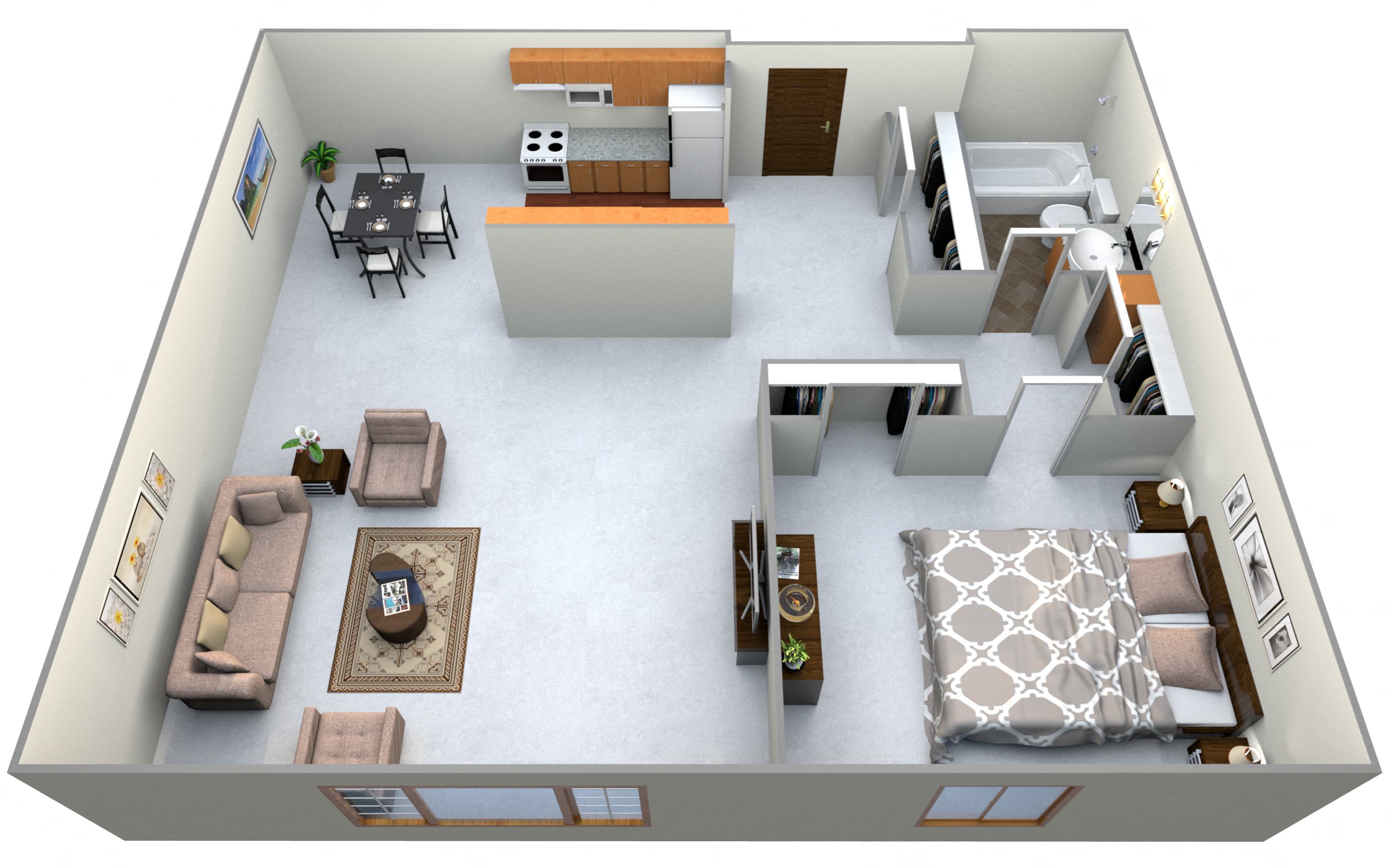 one bedroom apartment Forest Park 1 Apartments one bedroom apartment Forest Park 1 Apartments