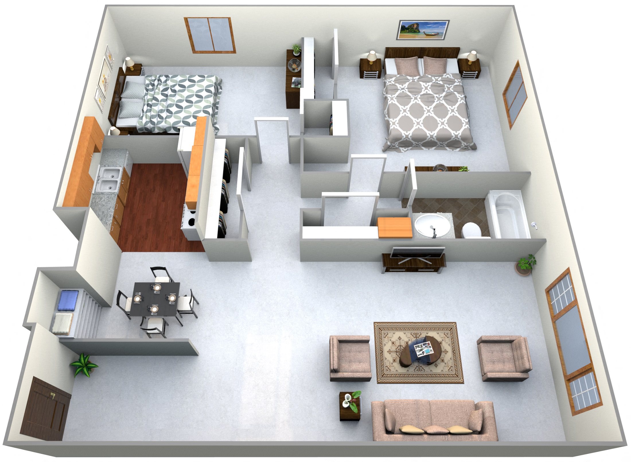 two bedroom apartment Forest lake two bedroom apartment Forest lake