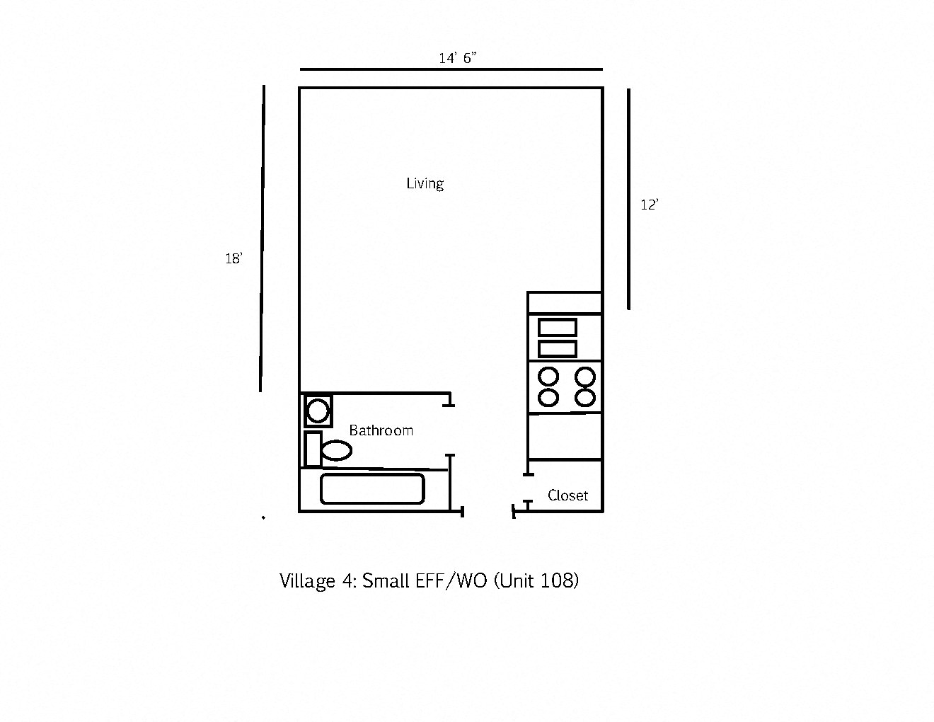 The Village Apartments Forest Lake efficiency building 4
