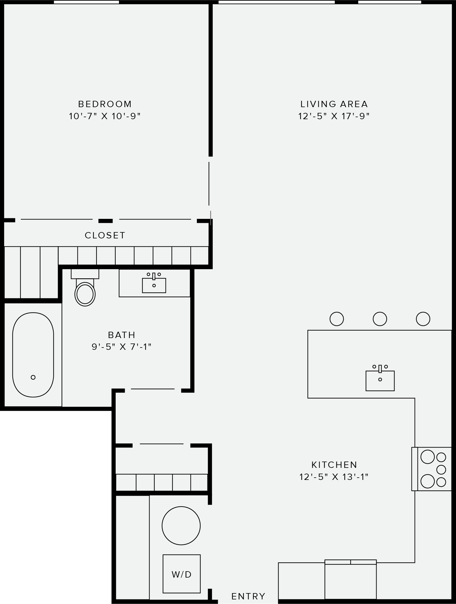 1 Bedroom Style E