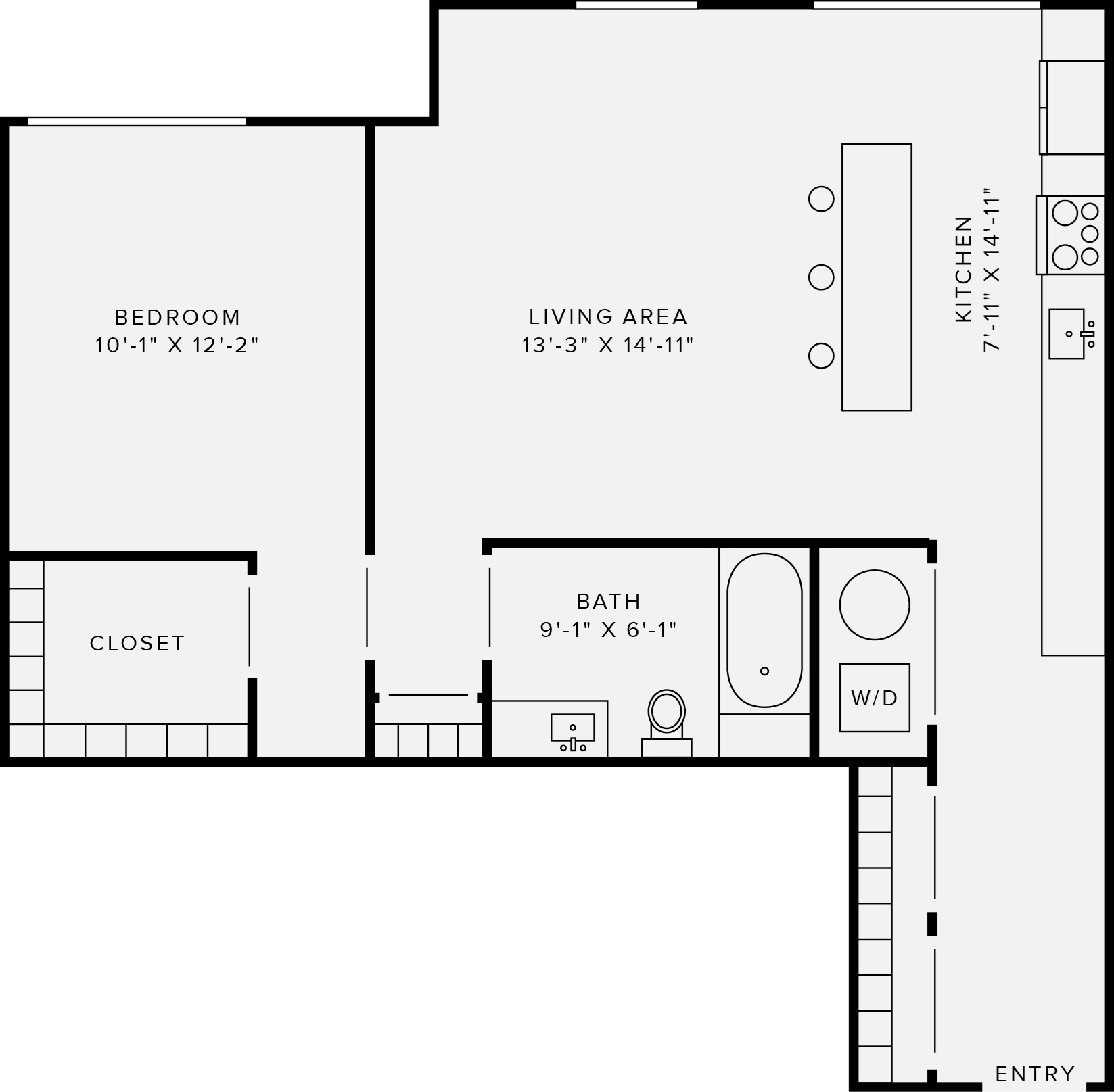 1 Bedroom Style J