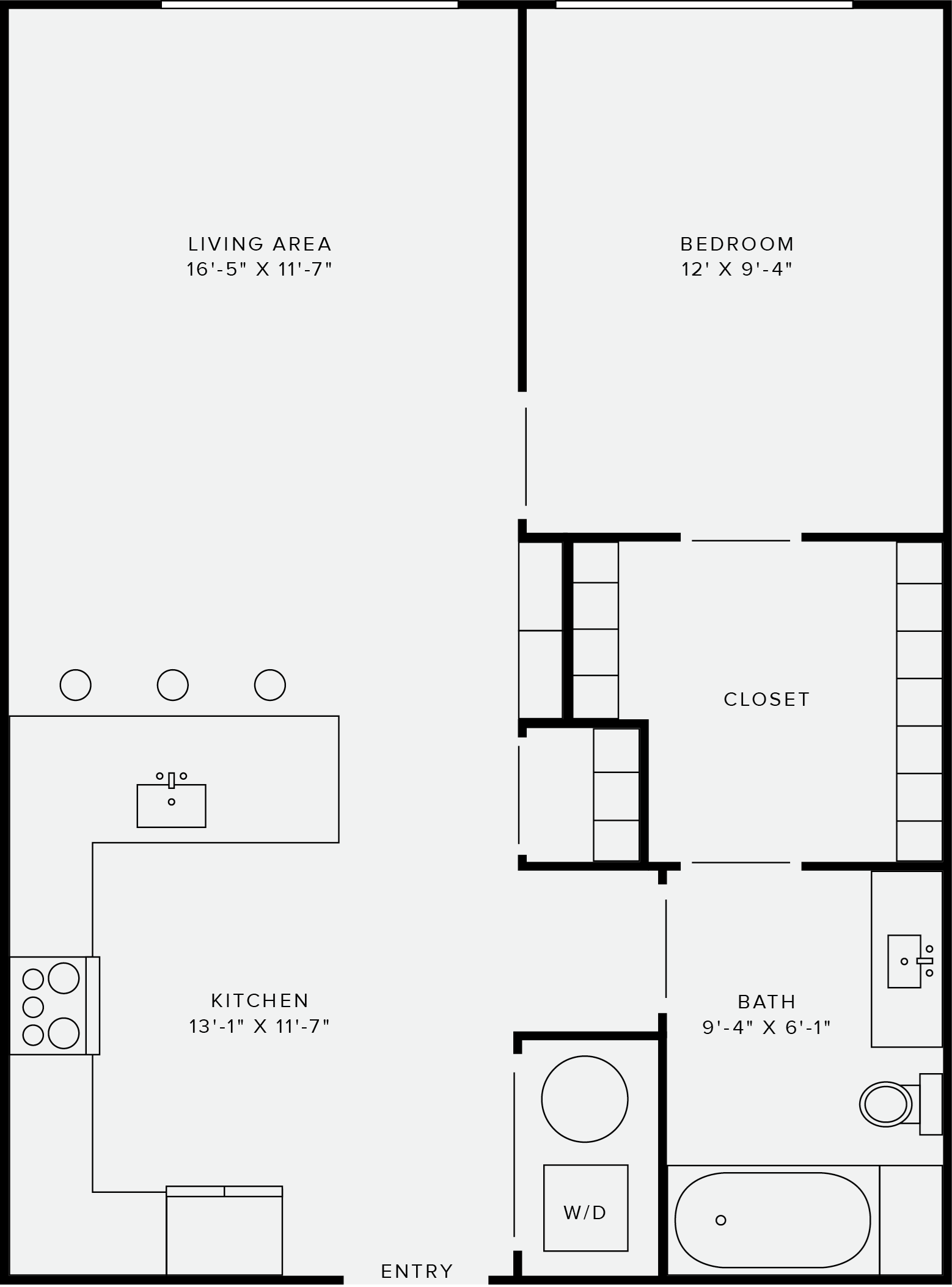 1 Bedroom Style L