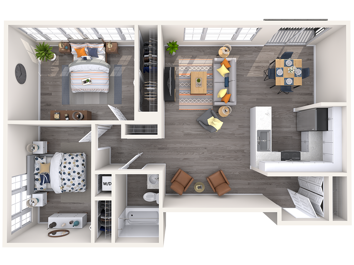 The Barcroft, Renovated + Washer and Dryer