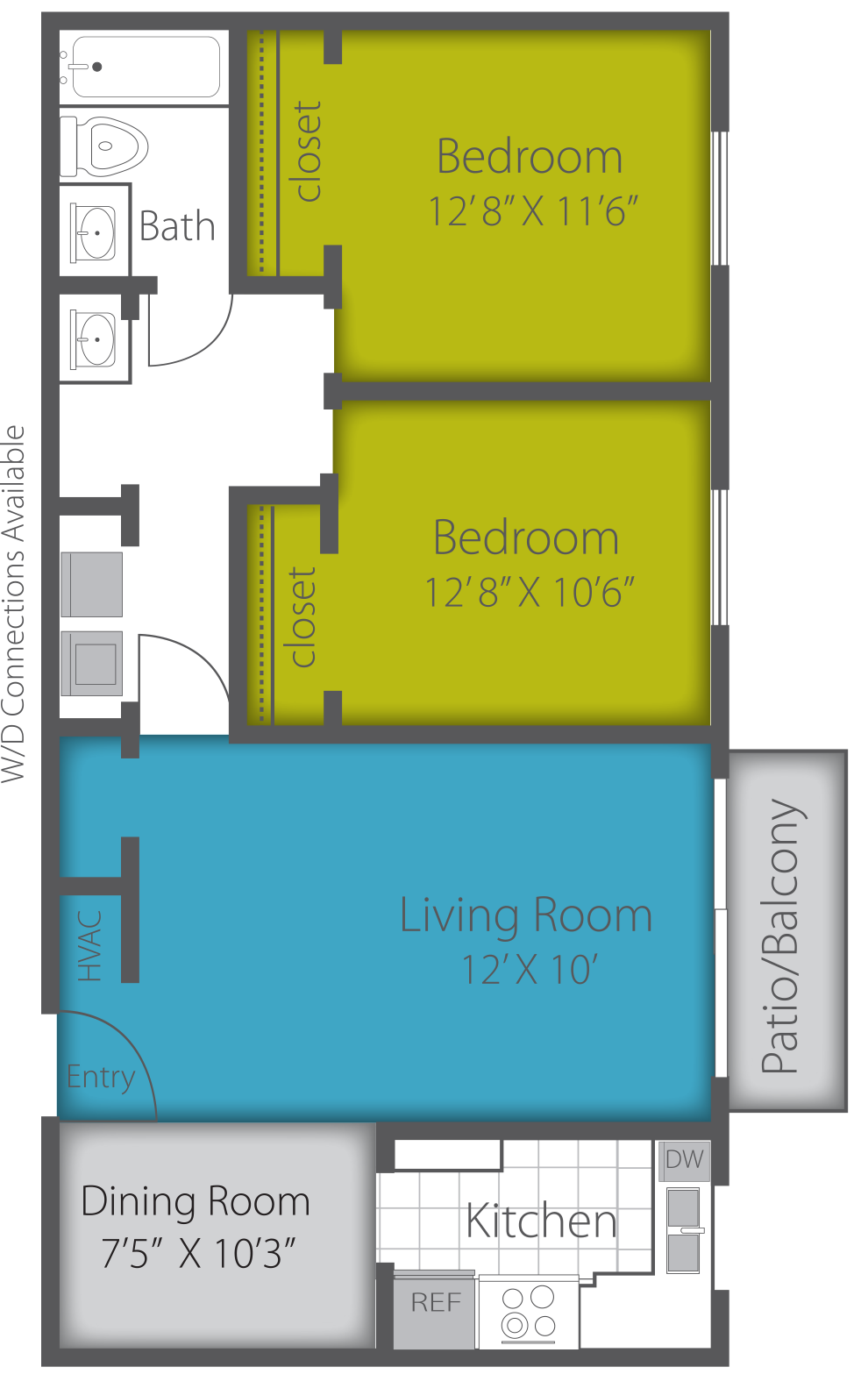 2X1 CLASSIC Floor Plan 5