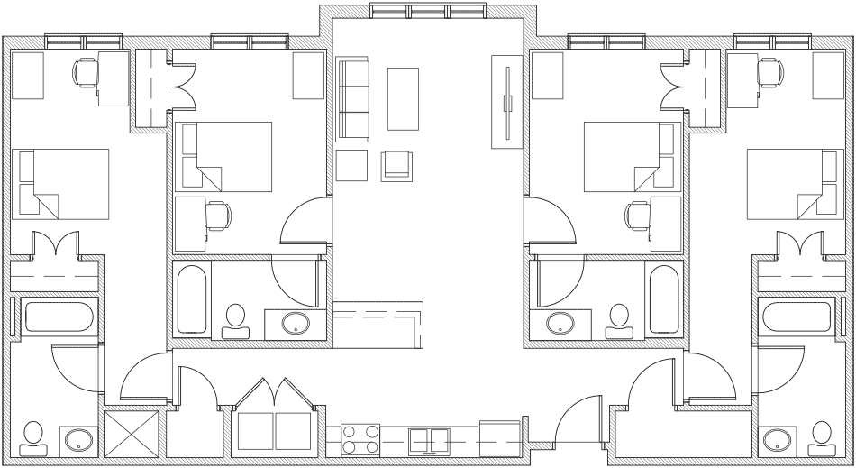 4 Bedroom / 4 Bathroom Floor Plan 5