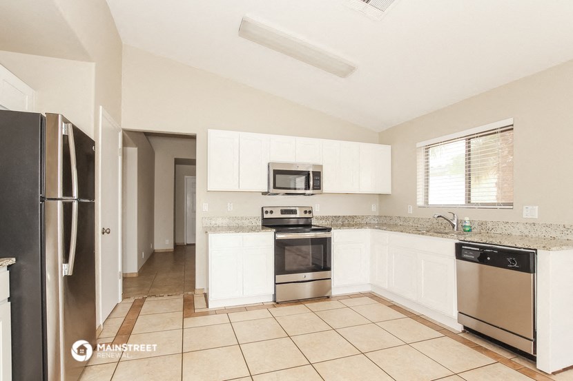 the kitchen is clean and ready for us to use