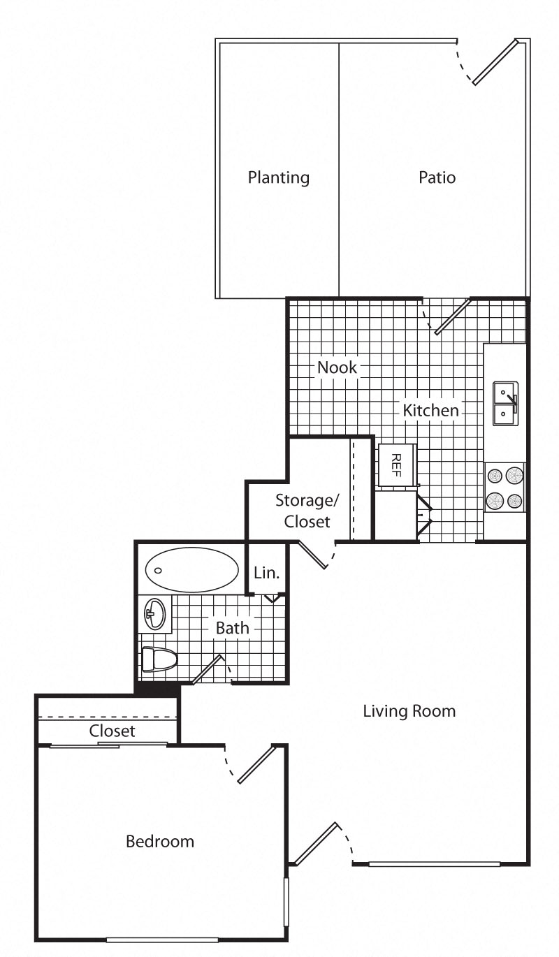 Ventura Terrace 1B 1B Downstairs
