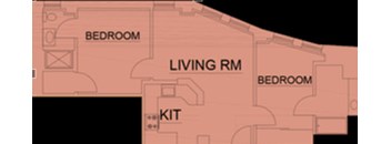 Penthouse - Two Bedroom Two Bath