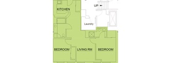 Two Bedroom-Two Bath