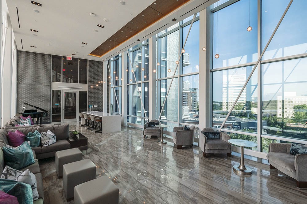 Classic Lounge Design at Kingston at McLean Crossing, Virginia