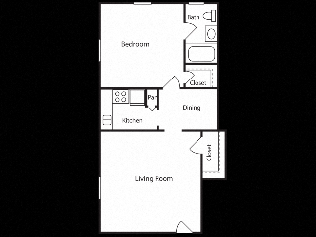 One Bedroom One Bath (rect.)