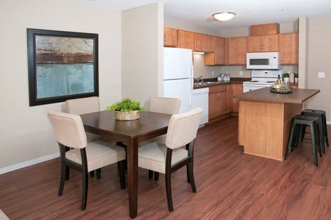 Pike Lake Marsh Apartments in Prior Lake, MN Model Living Dining Room Affordable