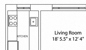 Winslow House 1 Bedroom Floor Plan Winslow House 1 Bedroom Floor Plan