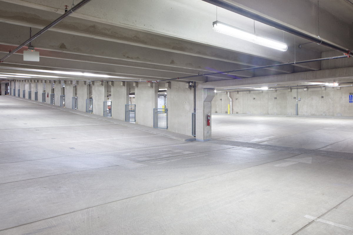 Parking Garage at Skye at Arbor Lakes Apartments, Minnesota