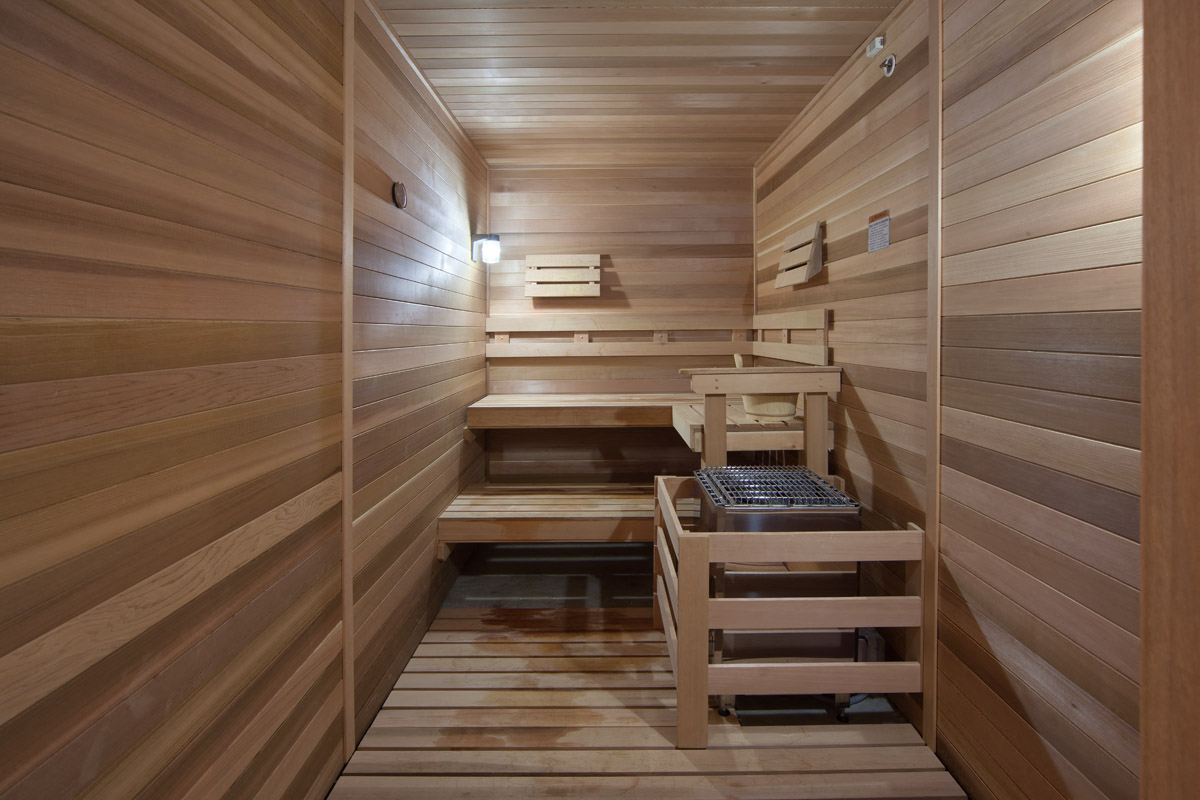 Sauna at Skye at Arbor Lakes Apartments, Maple Grove, 34105