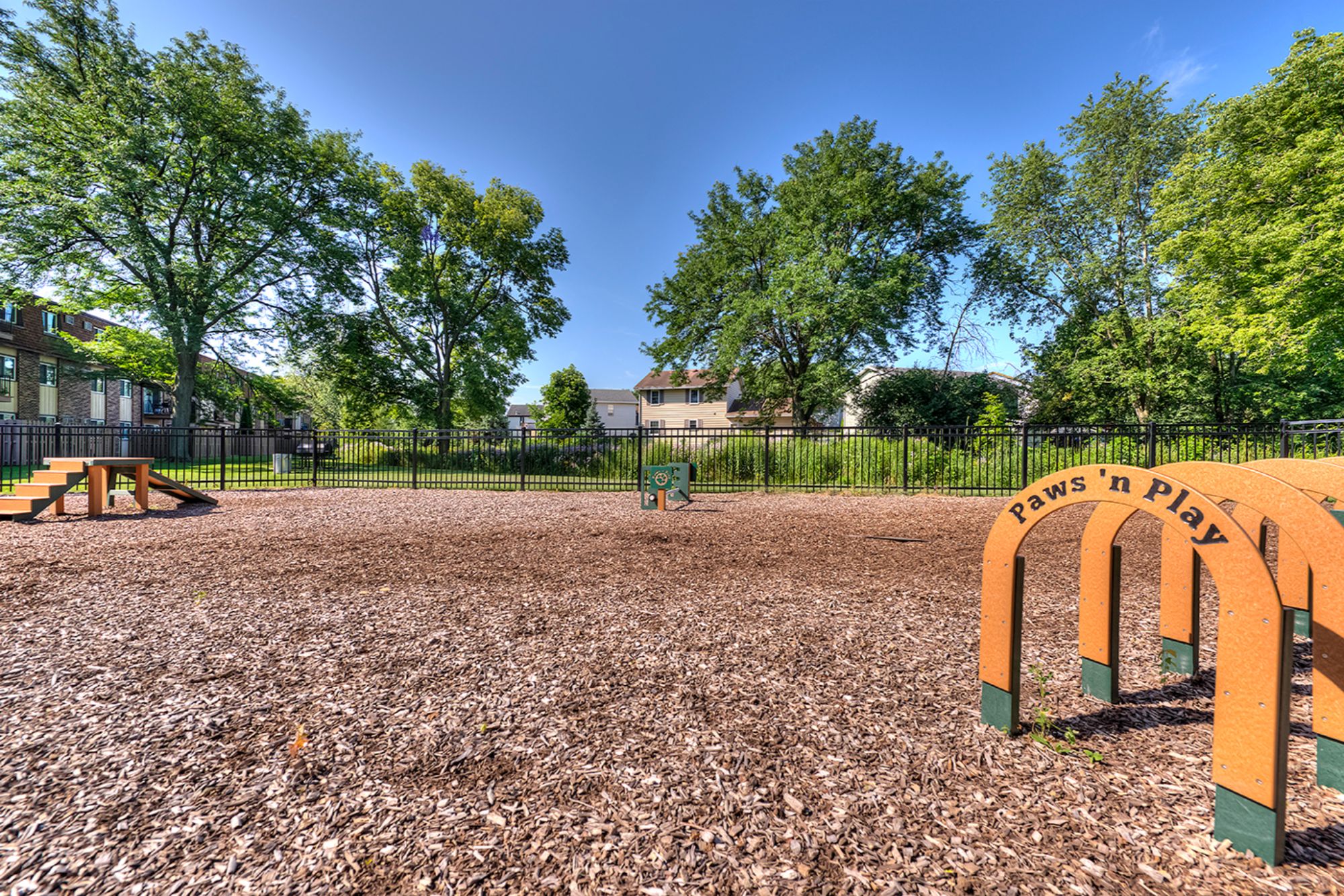 Pet Play Area, at Eagle Creek Apartments, Westmont