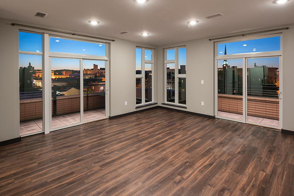 Apartment View at The News Apartments in Troy, NY