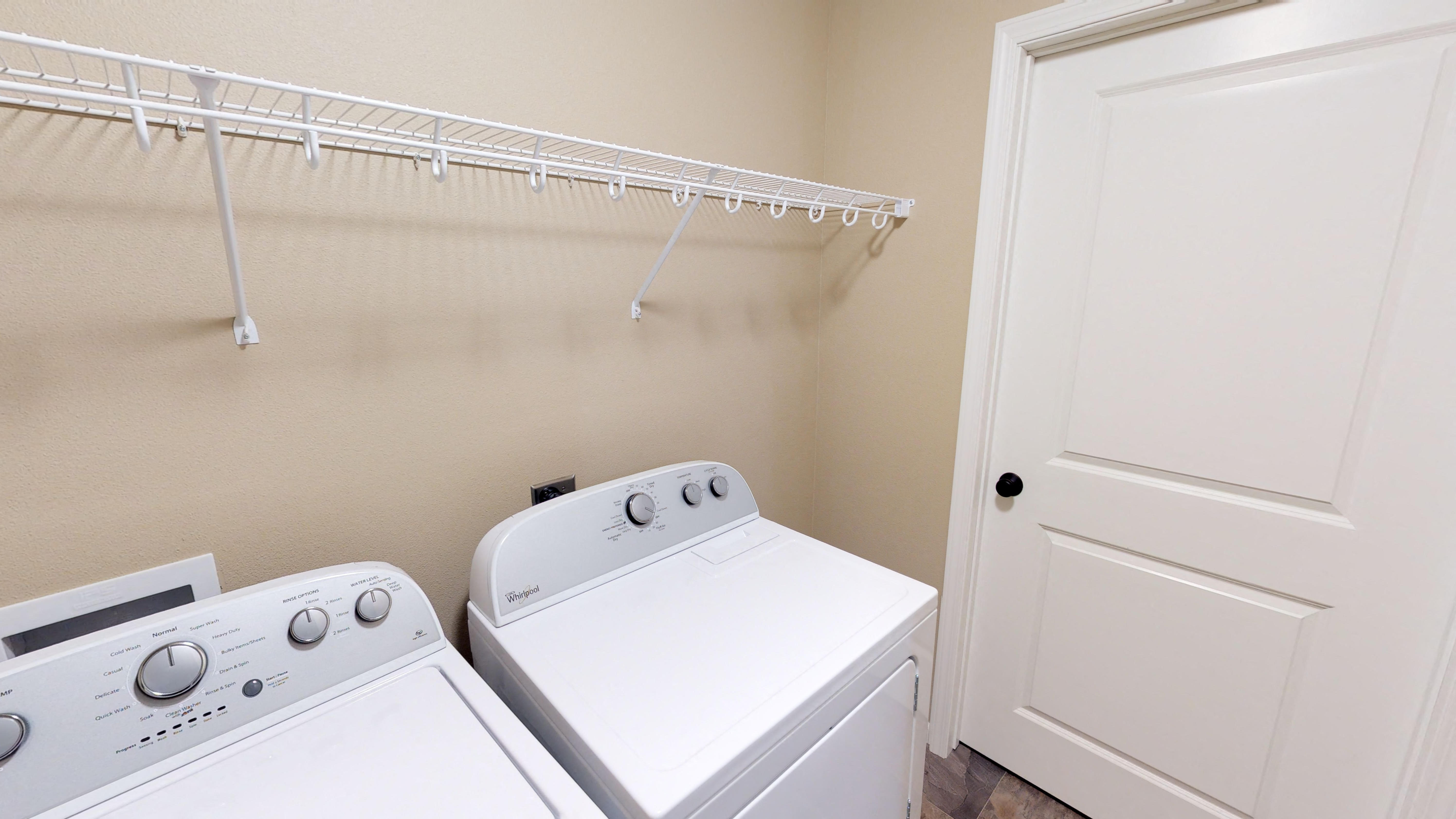 laundry room, washer, dryer