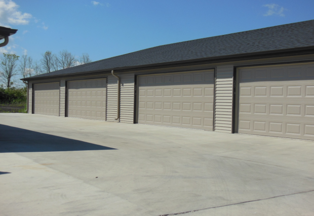garage, row of garages