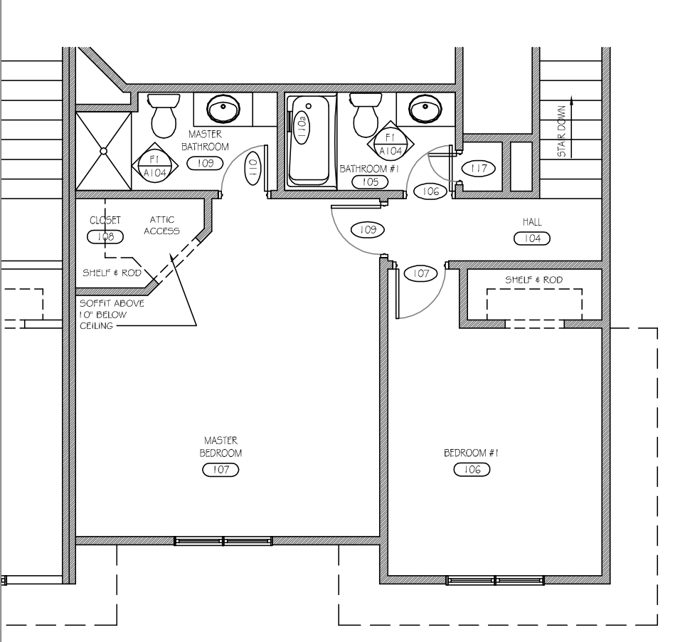 upper floor plan