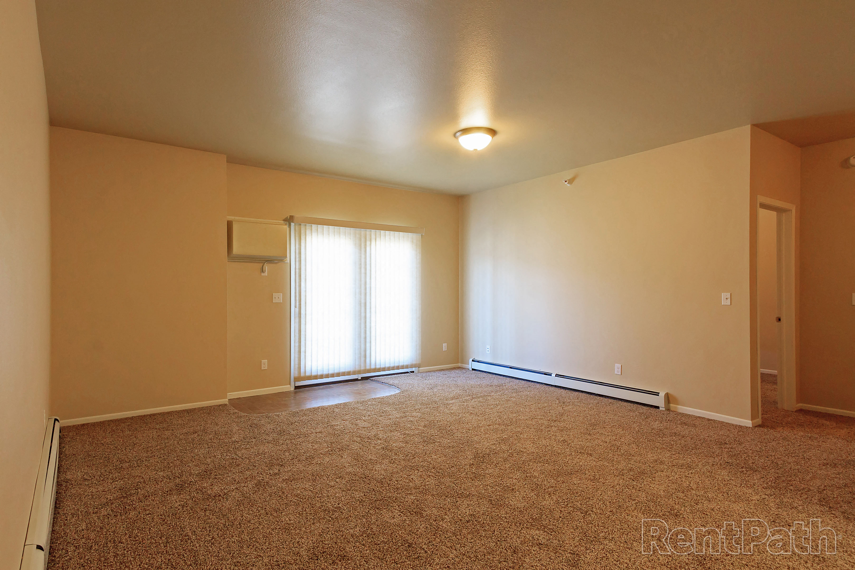 Living room at Stonebridge Villas Apartments, Minot, ND