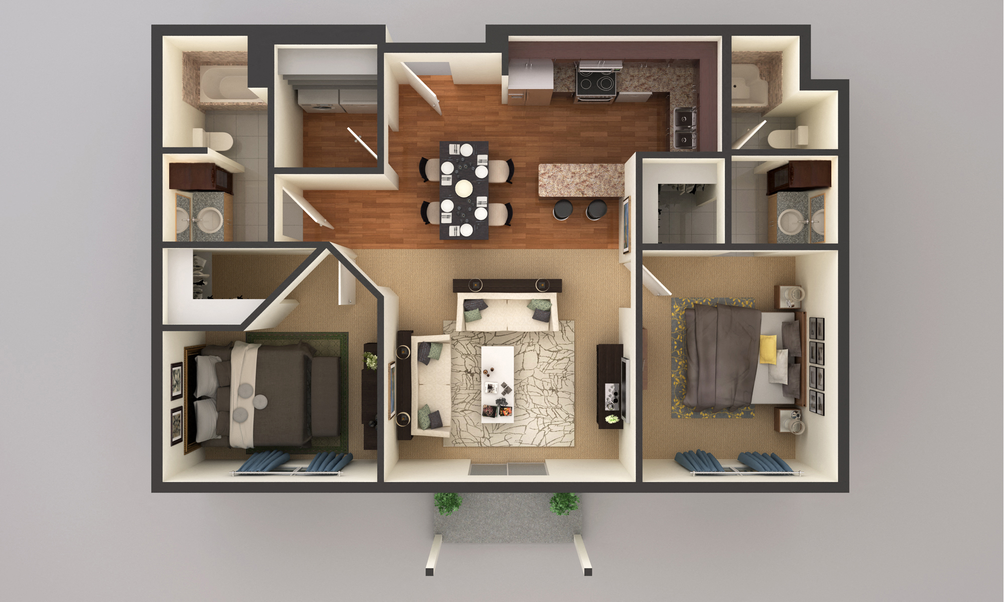 2 Bedroom