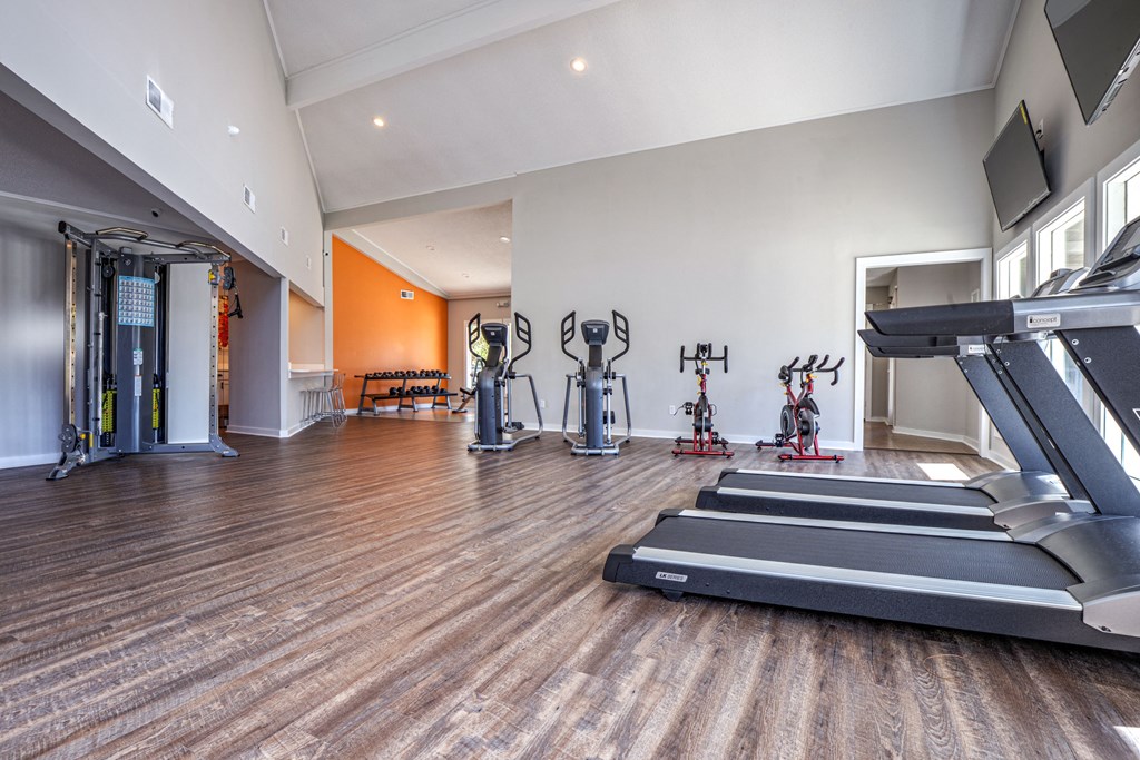Fitness Center With Modern Equipment Fitness Center With Modern Equipment at Palmetto Grove, Charleston, SC, 29406