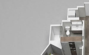1 Bed 03 Floor Plan 1 Bed 03 Floor Plan at 1001 South State, Chicago