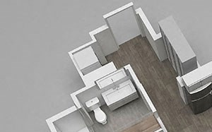 1-Bed-07 Floor Plan 1-Bed-07 Floor Plan at 1001 South State, Illinois