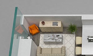 Studio 11Floor Plan Studio 11Floor Plan at 1001 South State, Chicago, IL