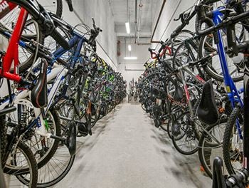 Bike Repair Area at 1001 South State, Chicago, Illinois
