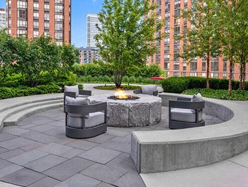 Fire Pit Area at 1001 South State, Illinois