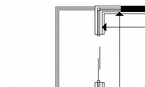 Two bedroom, one bathroom apartment layout at Bayview Gardens in White Rock, BC