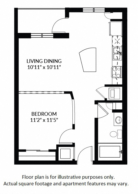 A1 - BW Floor Plan at Windsor at Delray Beach, Delray Beach, 33483