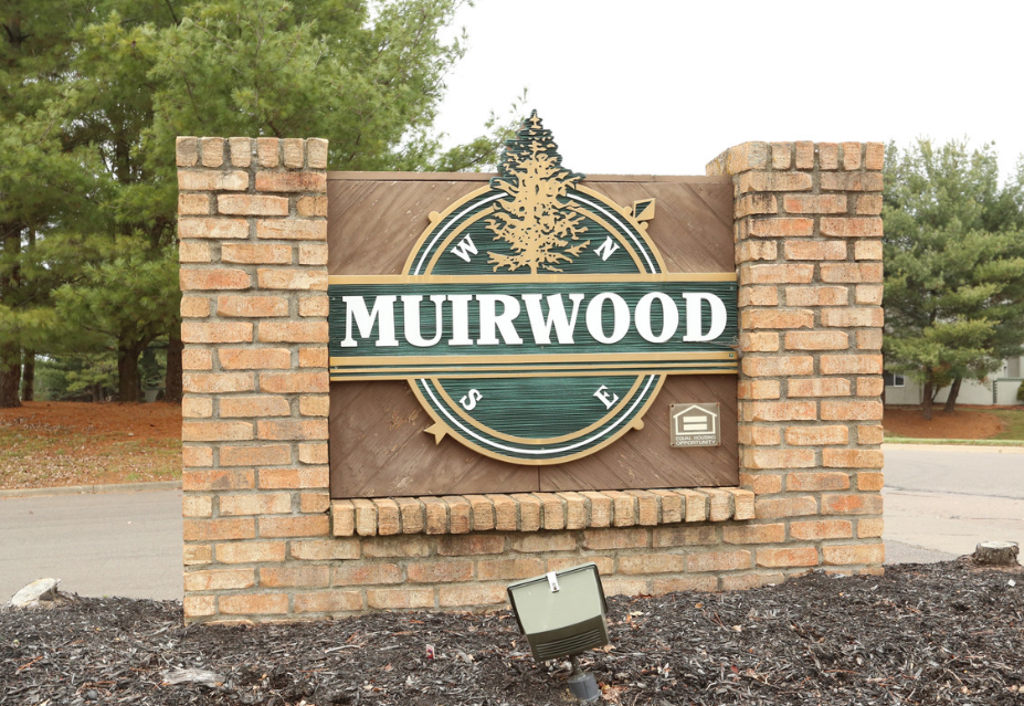 Image of brick Muirwood sign