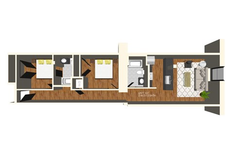 2201 E. Franklin St. Studio-3 Beds Apartment for Rent - Photo Gallery 14