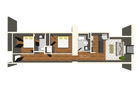 2201 E. Franklin St. Studio-3 Beds Apartment for Rent - Photo Gallery 26