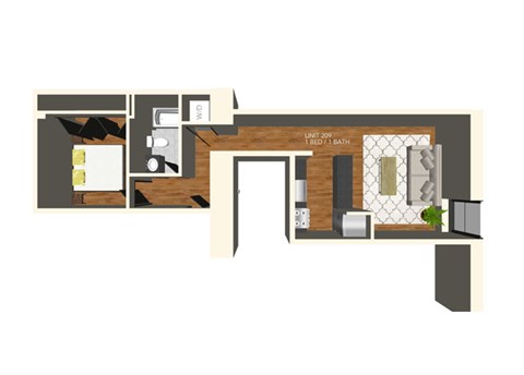 2201 E. Franklin St. Studio-3 Beds Apartment for Rent - Photo Gallery 29