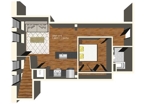 2201 E. Franklin St. Studio-3 Beds Apartment for Rent - Photo Gallery 50